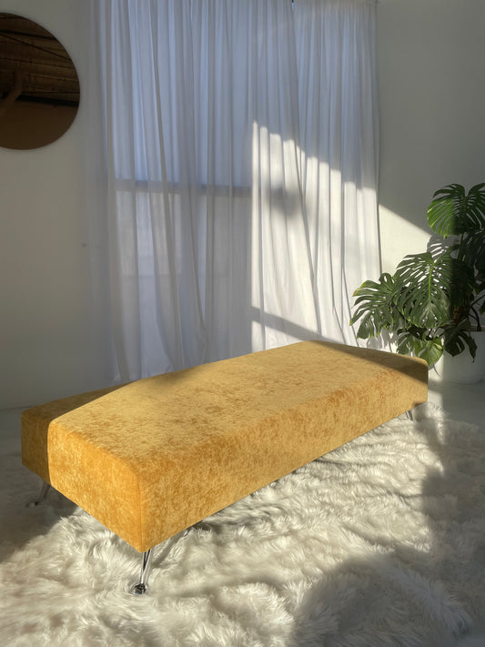 Large Mustard Daybed / Ottoman