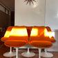 Set of 5 Knoll Tulip Chairs by Eero Saarinen