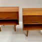 Pair of Teak Bedside Tables