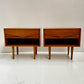 Pair of Teak Bedside Tables