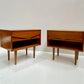 Pair of Teak Bedside Tables