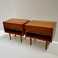 Pair of Teak Bedside Tables