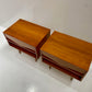 Pair of Teak Bedside Tables