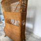 1960s Bamboo & Wicker Dry Bar – In the Style of Tito Agnoli