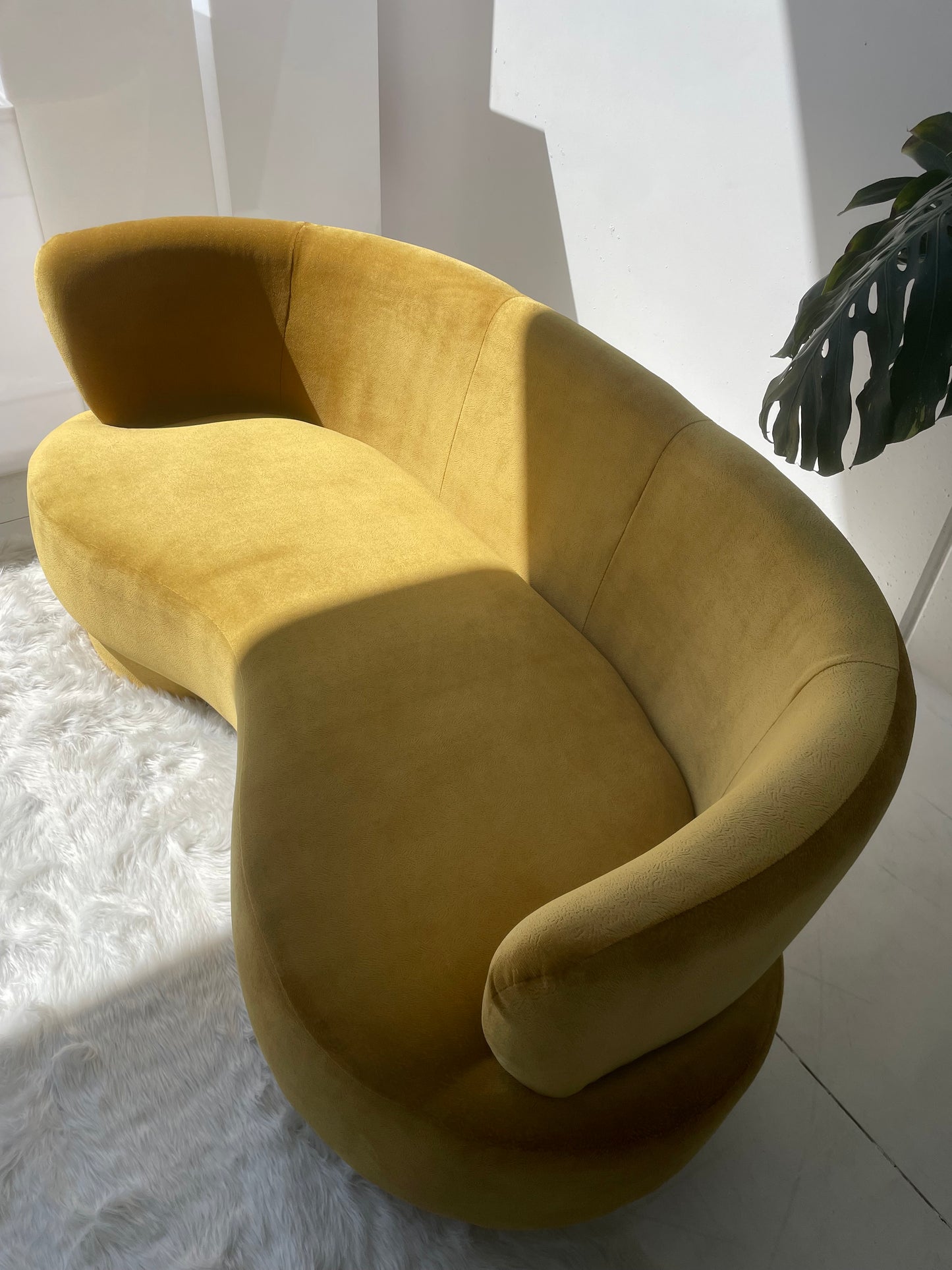 Three Seater Curved Sofa