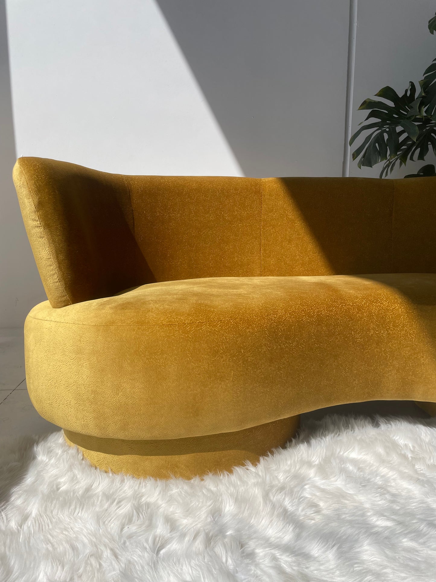 Three Seater Curved Sofa