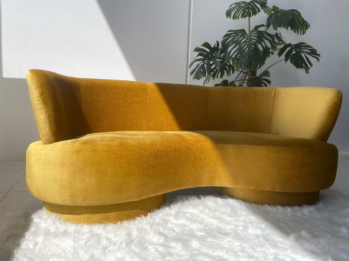 Three Seater Curved Sofa