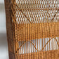 1960s Bamboo & Wicker Dry Bar – In the Style of Tito Agnoli