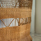 1960s Bamboo & Wicker Dry Bar – In the Style of Tito Agnoli