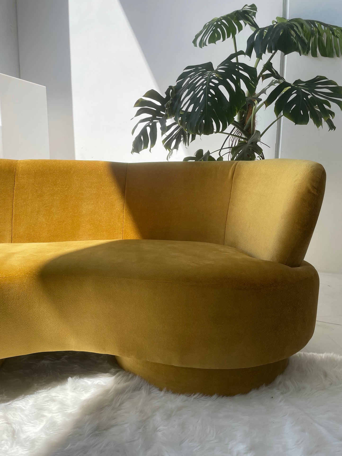 Three Seater Curved Sofa