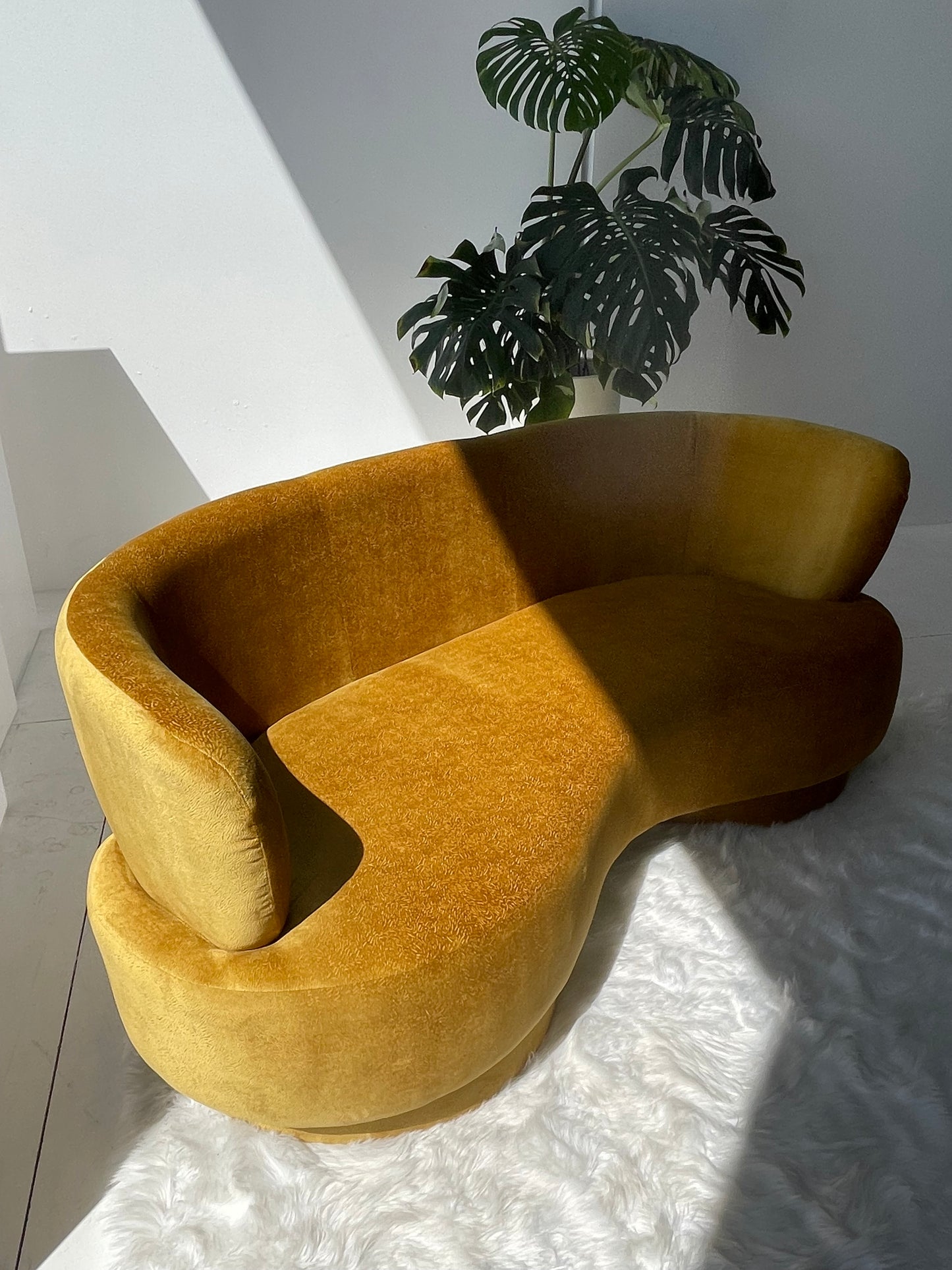 Three Seater Curved Sofa