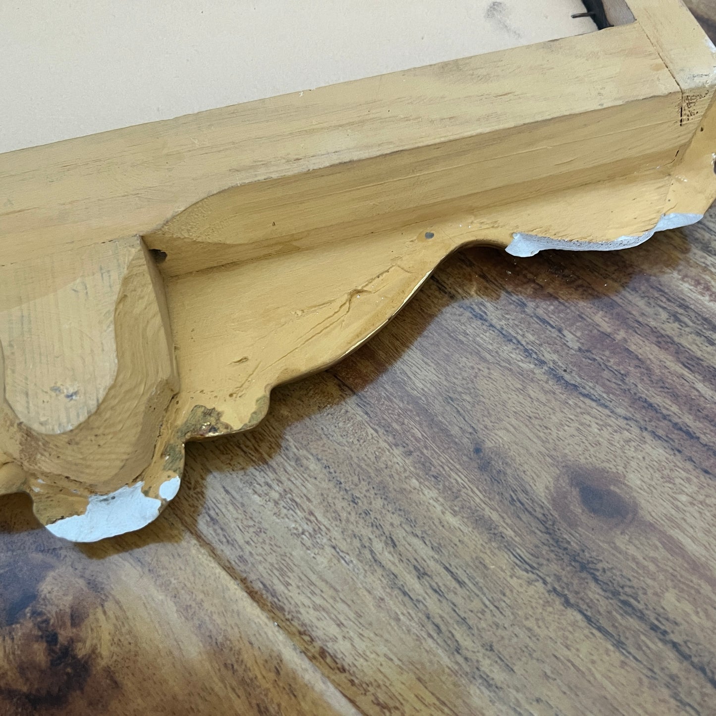 Large Rococo-Style Vintage Swedish Mirror