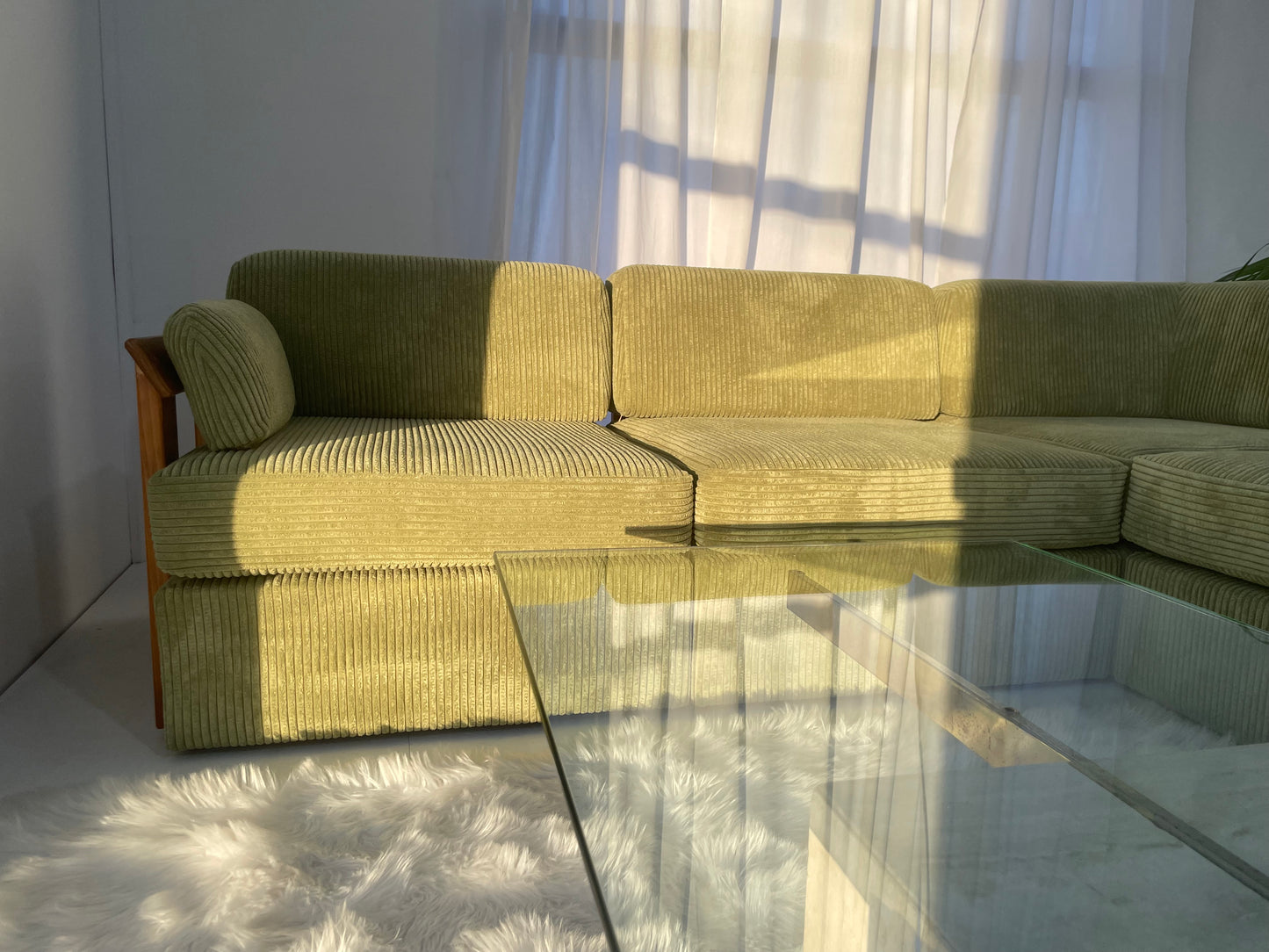 Vintage Corduroy Sofa