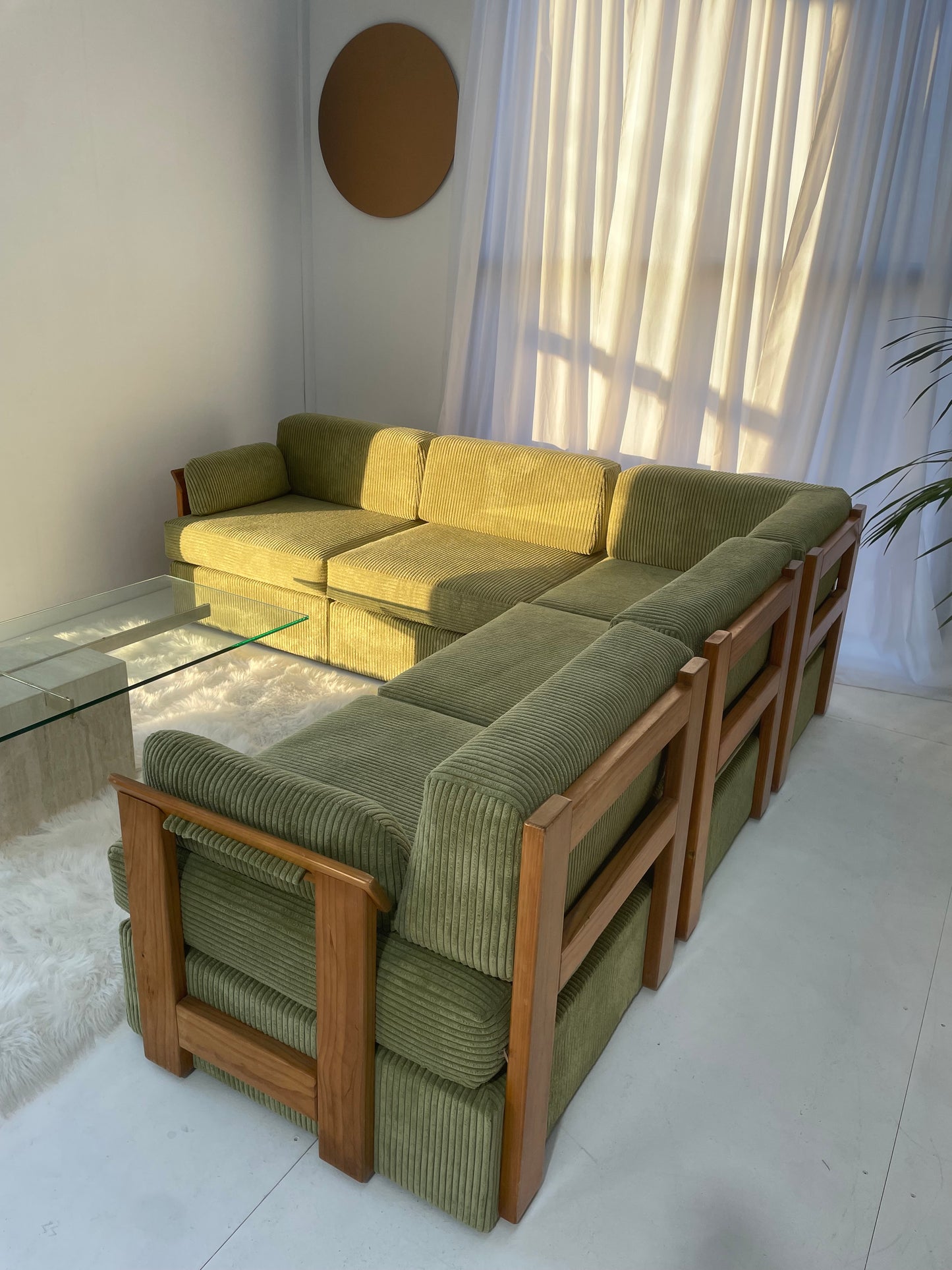 Vintage Corduroy Sofa