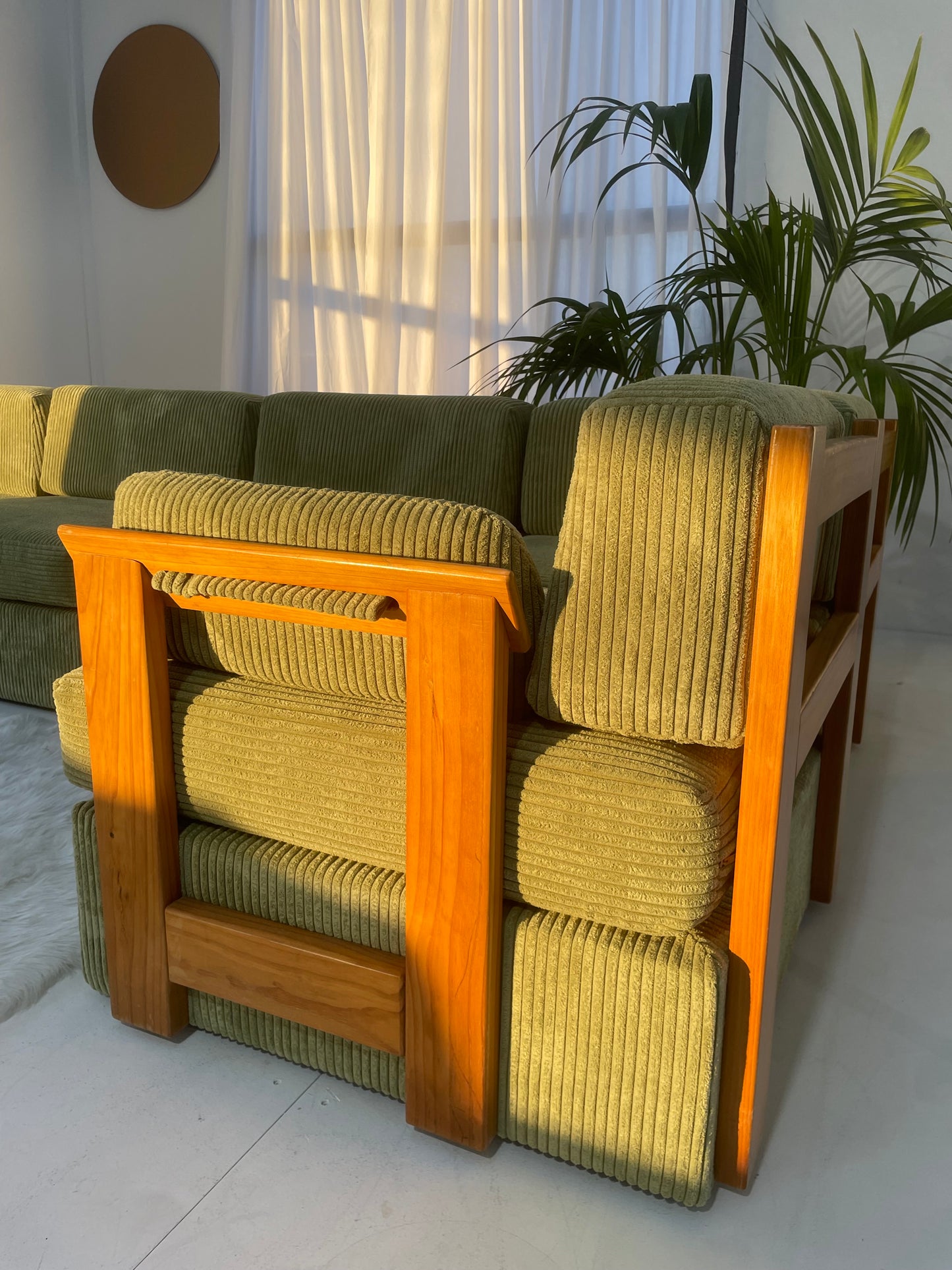 Vintage Corduroy Sofa