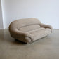 Italian Design Two Seater Chrome Frame and Bouclè Sofa