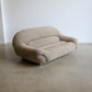 Italian Design Two Seater Chrome Frame and Bouclè Sofa