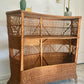 1960s Bamboo & Wicker Dry Bar – In the Style of Tito Agnoli