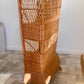 1960s Bamboo & Wicker Dry Bar – In the Style of Tito Agnoli