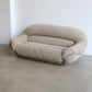 Italian Design Two Seater Chrome Frame and Bouclè Sofa