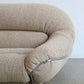Italian Design Two Seater Chrome Frame and Bouclè Sofa