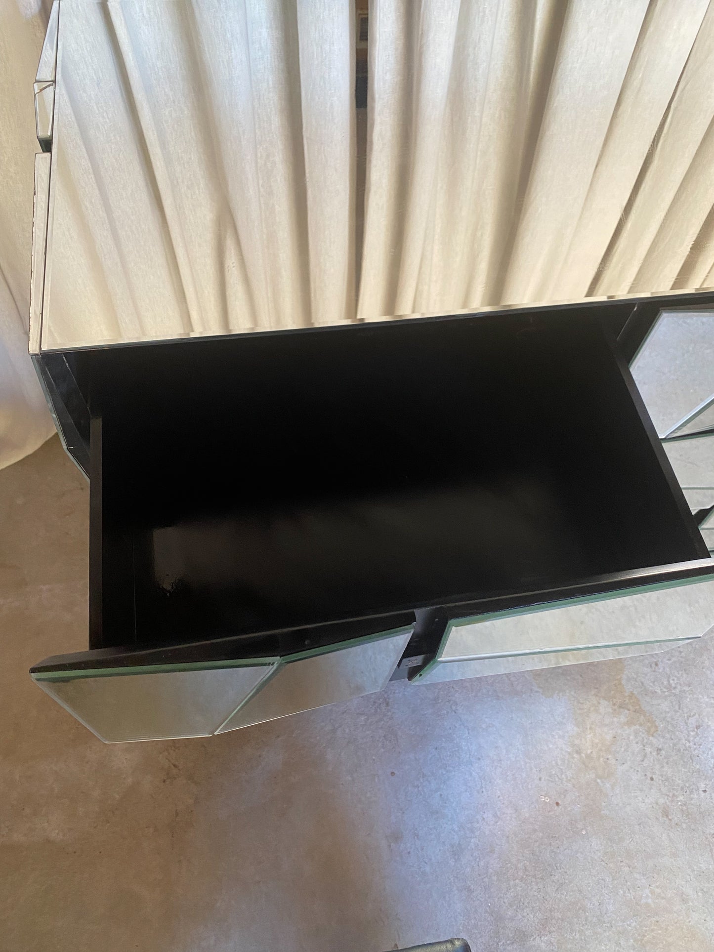 Facet Mirrored Drawers