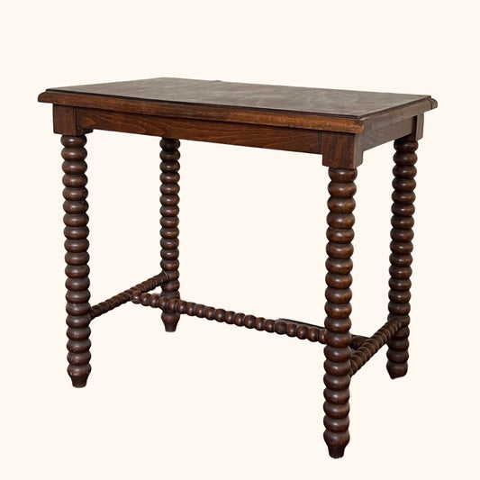 19th C. British Bobbin Side Table/Console