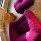 Purple Velvet  Flerbelle Armchairs and Ottomans