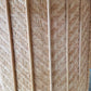 Mid Century French Bleached Rattan Table