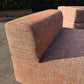 Large Terracotta Modular Sofa