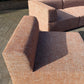 Large Terracotta Modular Sofa
