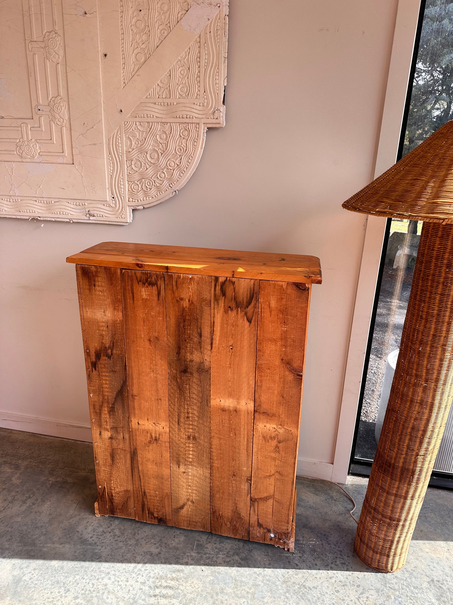 Vintage Kauri Pine Hall Cabinet
