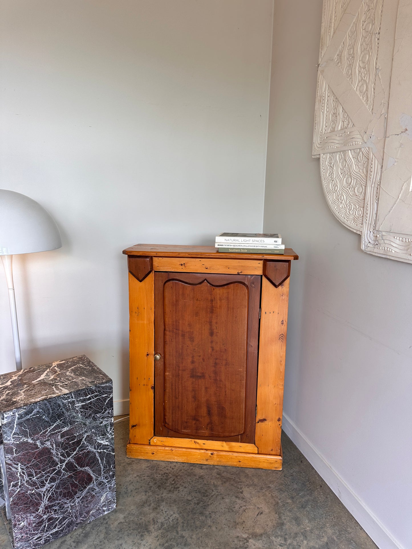 Vintage Kauri Pine Hall Cabinet