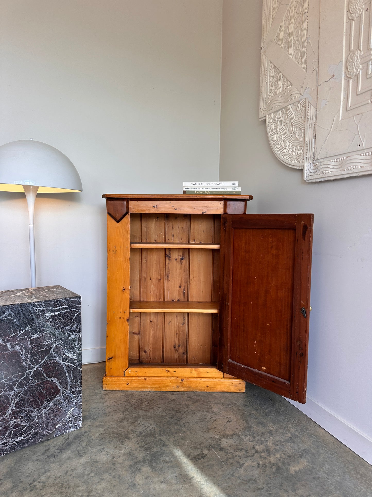 Vintage Kauri Pine Hall Cabinet