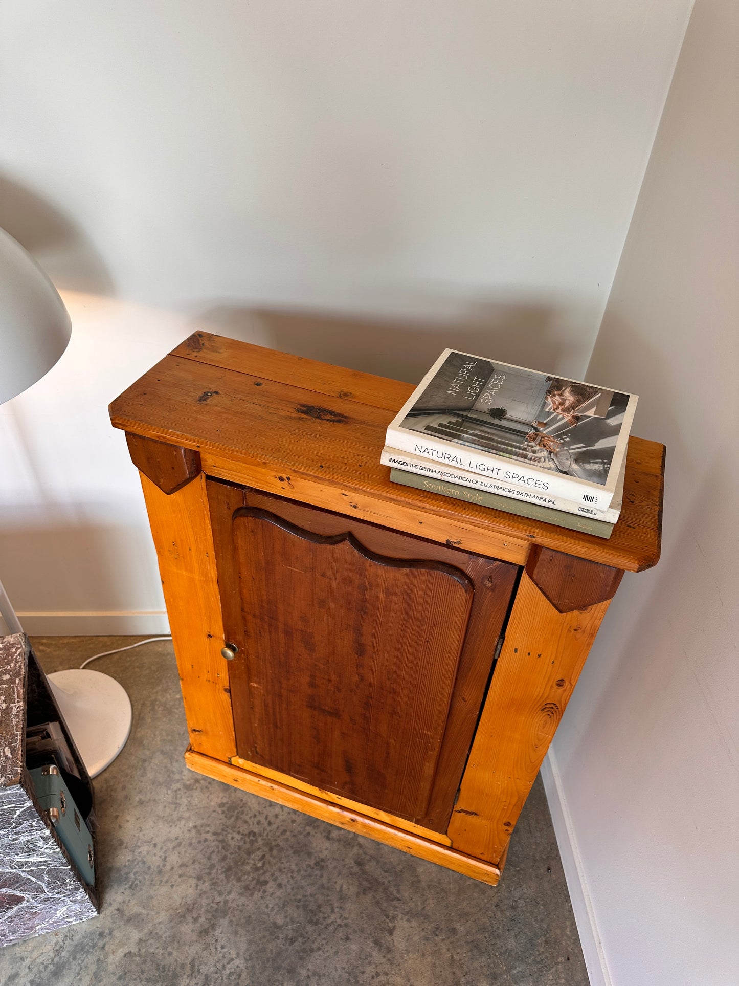 Vintage Kauri Pine Hall Cabinet