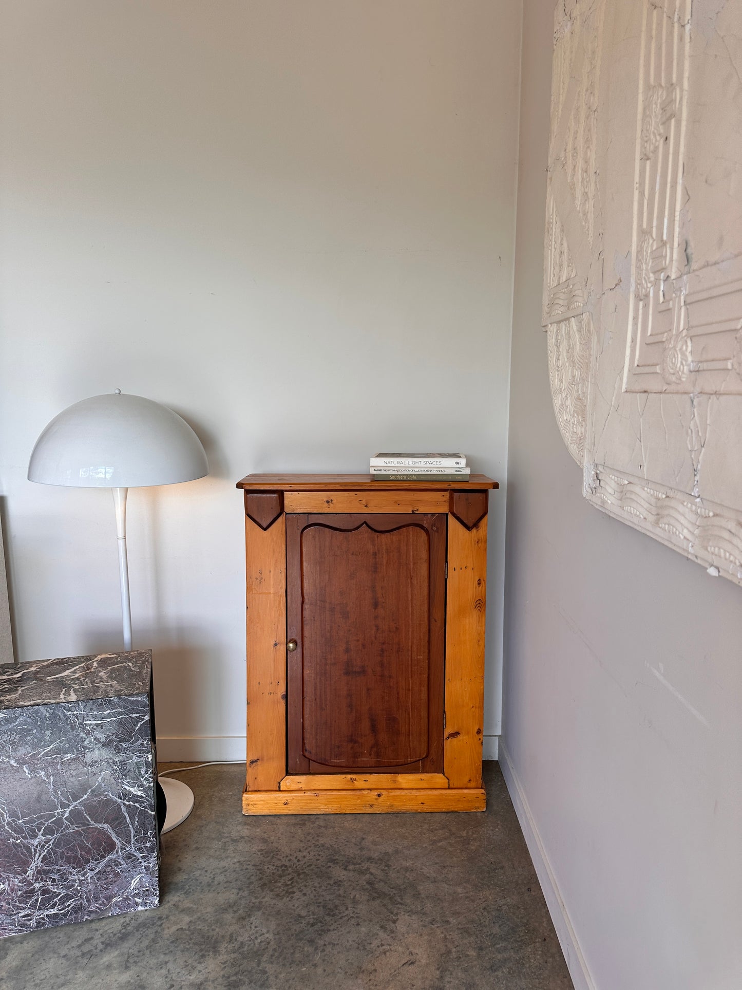 Vintage Kauri Pine Hall Cabinet