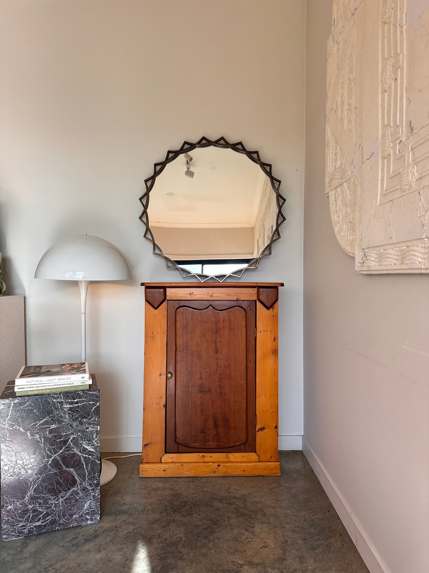 Vintage Kauri Pine Hall Cabinet