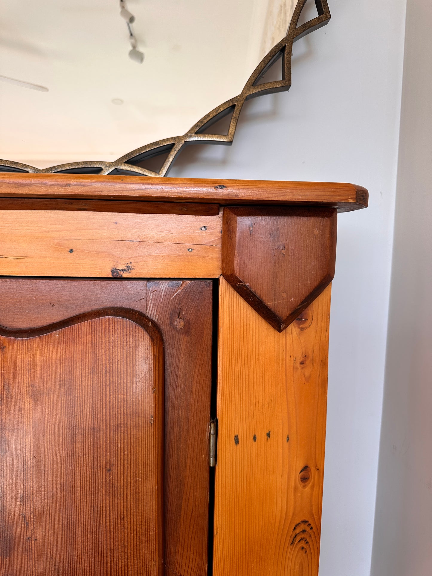 Vintage Kauri Pine Hall Cabinet