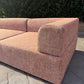 Large Terracotta Modular Sofa