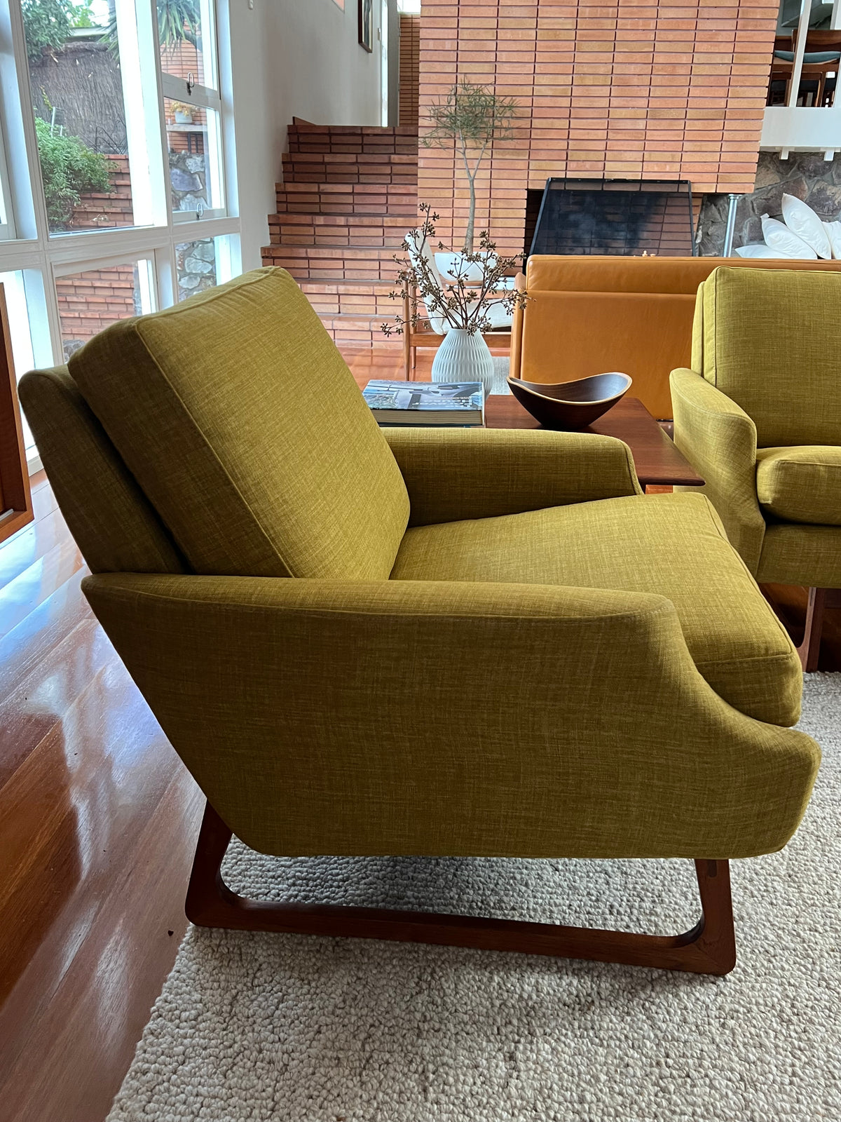 Parker Sleigh Leg Single Armchair