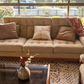 Vintage Caramel Lounge Suite — 3 Seater + Pair of Armchairs