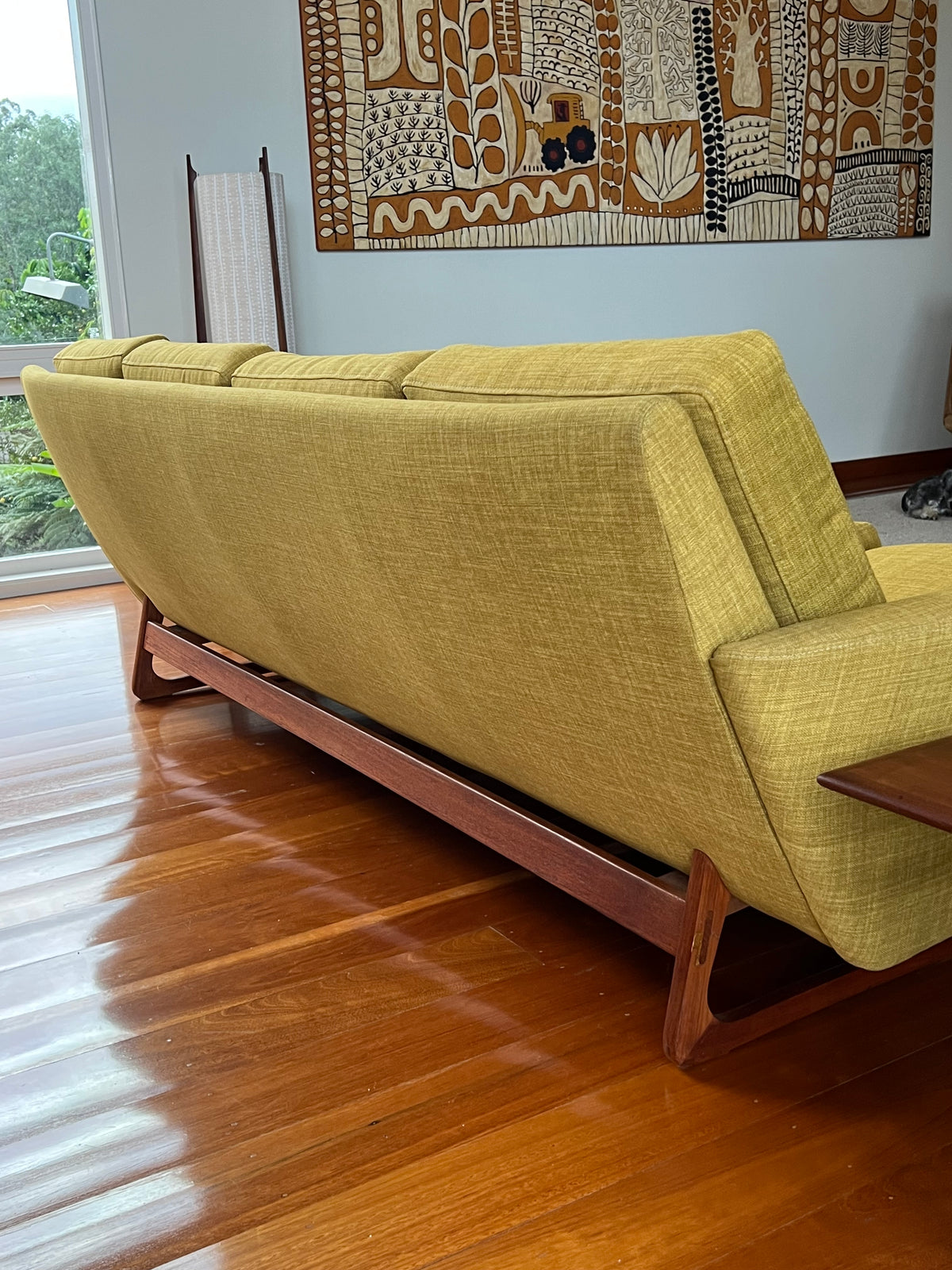 Parker Sleigh Leg Four Seater Sofa