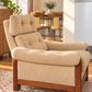 Vintage Caramel Lounge Suite — 3 Seater + Pair of Armchairs