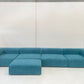 Large Modular Corduroy Sofa