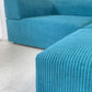 Large Modular Corduroy Sofa