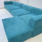 Large Modular Corduroy Sofa