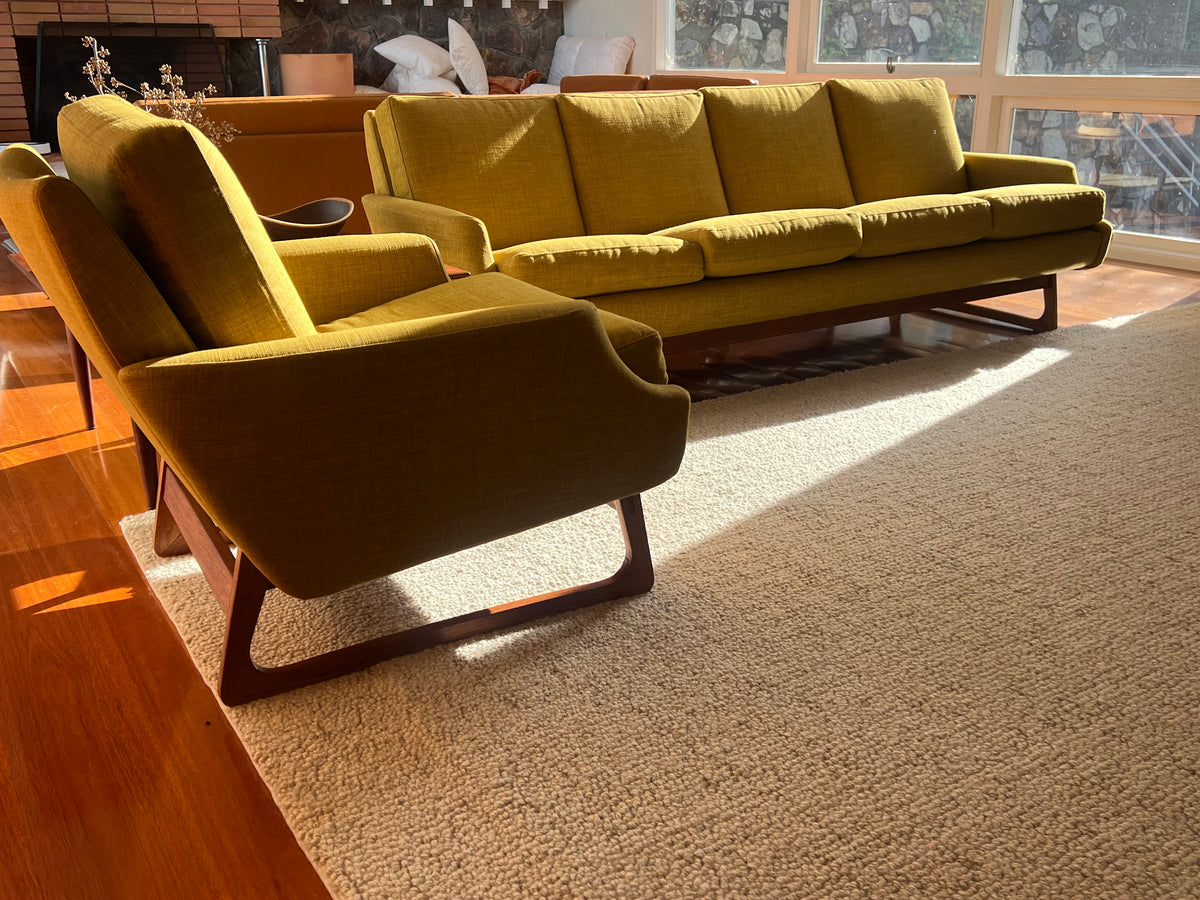 Parker Sleigh Leg Four Seater Sofa
