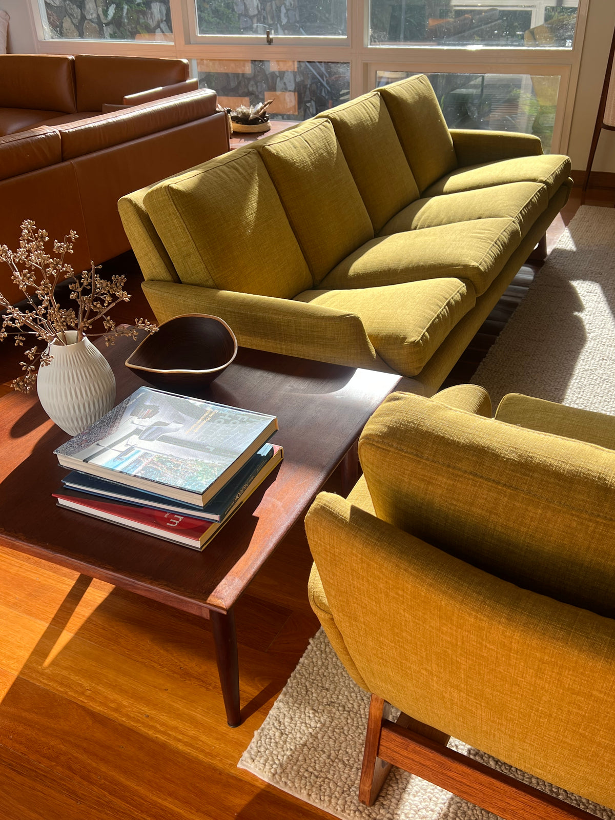 Parker Sleigh Leg Four Seater Sofa