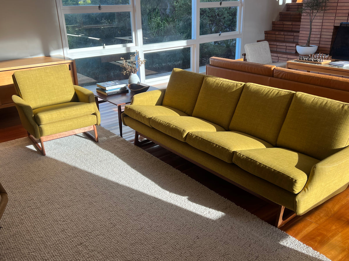 Parker Sleigh Leg Four Seater Sofa