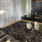 Designer Rugs Large 100% Bamboo Black & White Rug